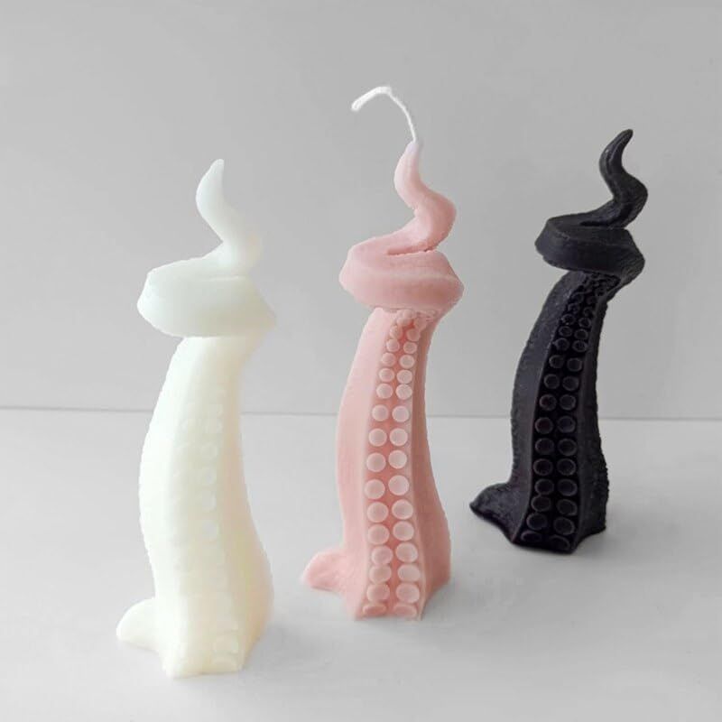 Soap Molds Hand-Making Tools Octopus Tentacle Shaped Non-Stick Silicone view 2