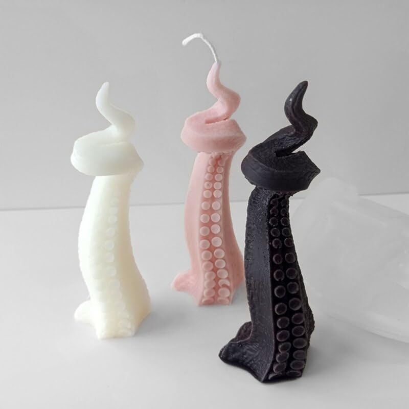 Soap Molds Hand-Making Tools Octopus Tentacle Shaped Non-Stick Silicone view 3