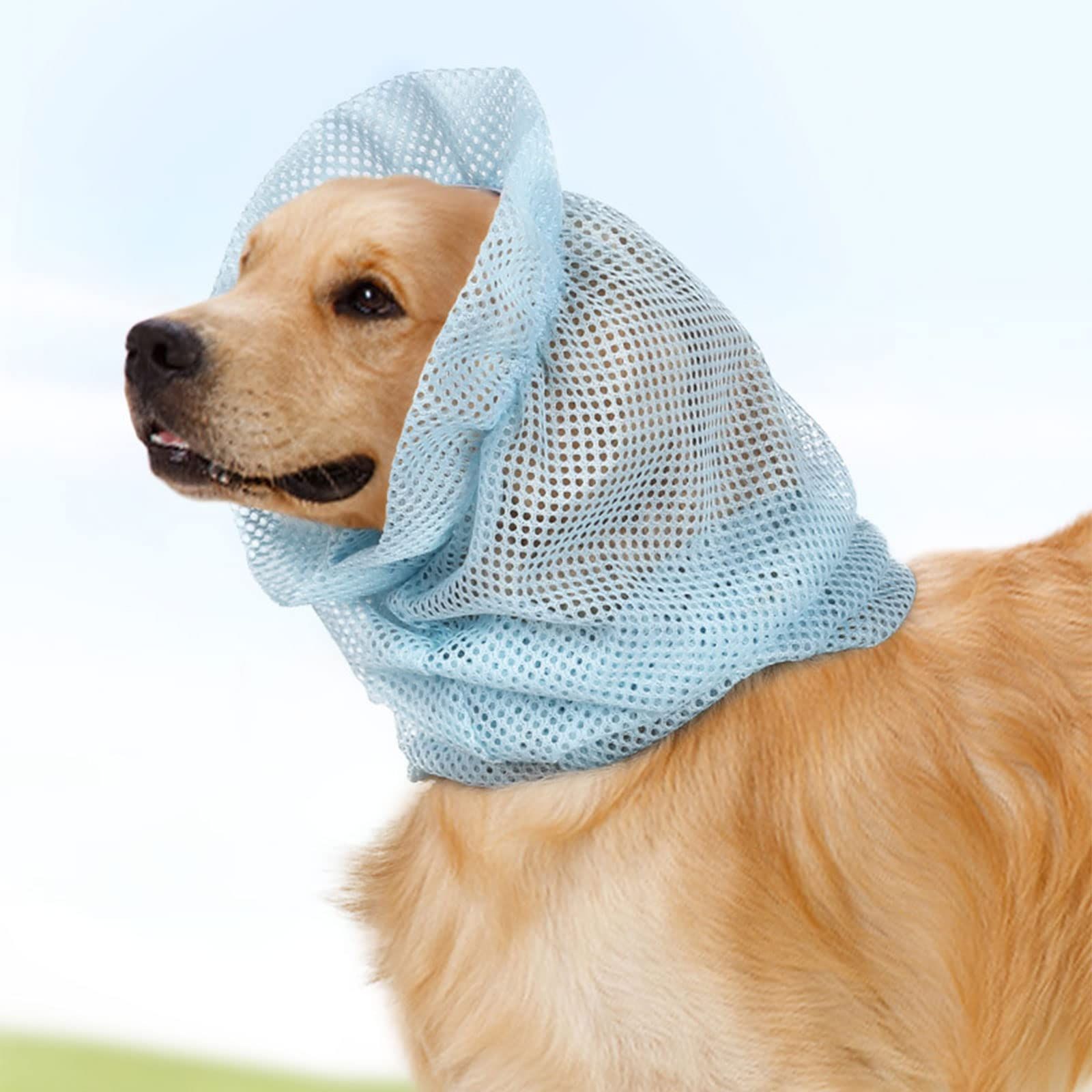 Anti-Fly Covers Pet Ear Cover Anti-Fly Mesh Covers Comfortable Fit Elasticity view 5