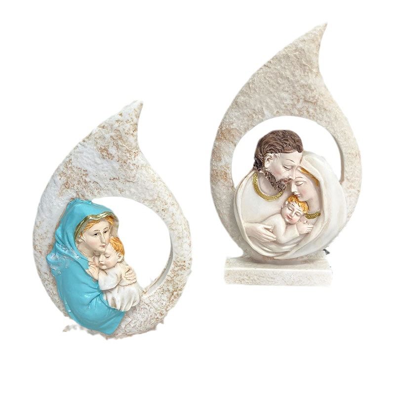 Resin Mold, Waterdrop Candle Mold Christianity Family Gypsum Ornaments Resin view 3
