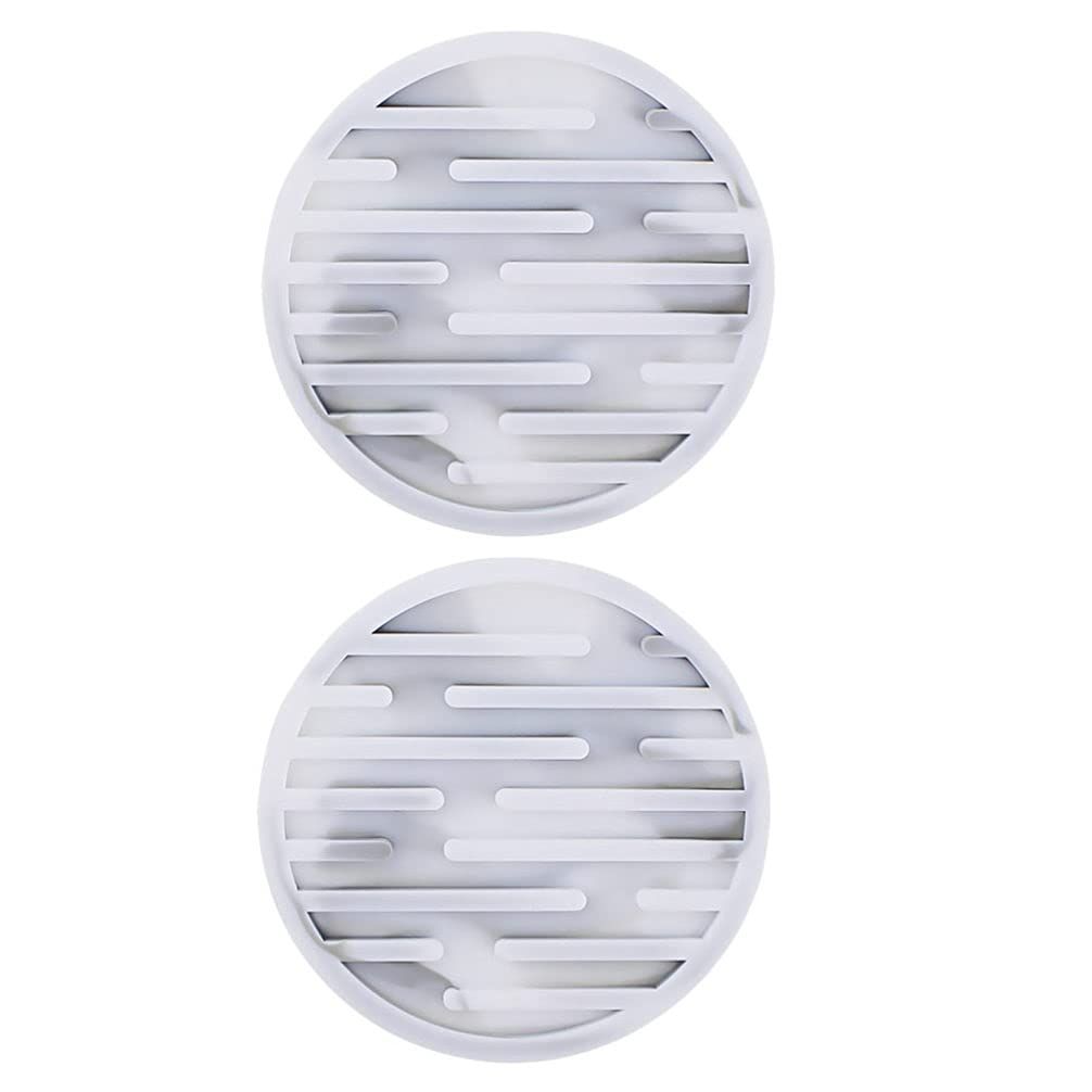 2 Pcs Insulated Silicone Coaster Coasters for Drinks Silicone Drink Coaster