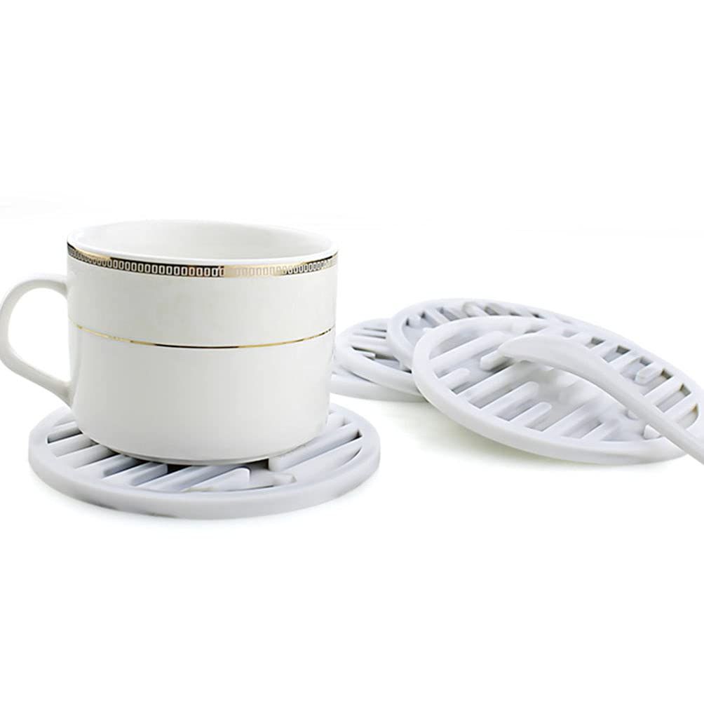 2 Pcs Insulated Silicone Coaster Coasters for Drinks Silicone Drink Coaster view 4