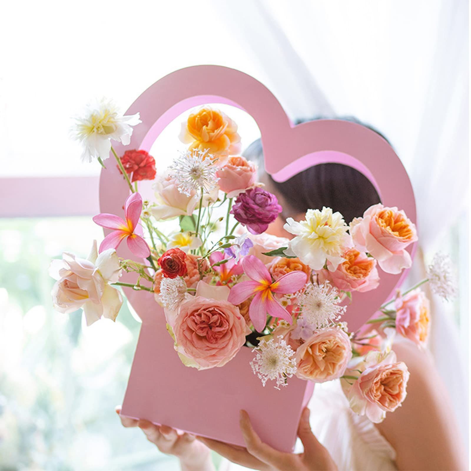 Portable Waterproof Flower Arranging Bag Box Bouquet Wrapping Paper Birthday view 2