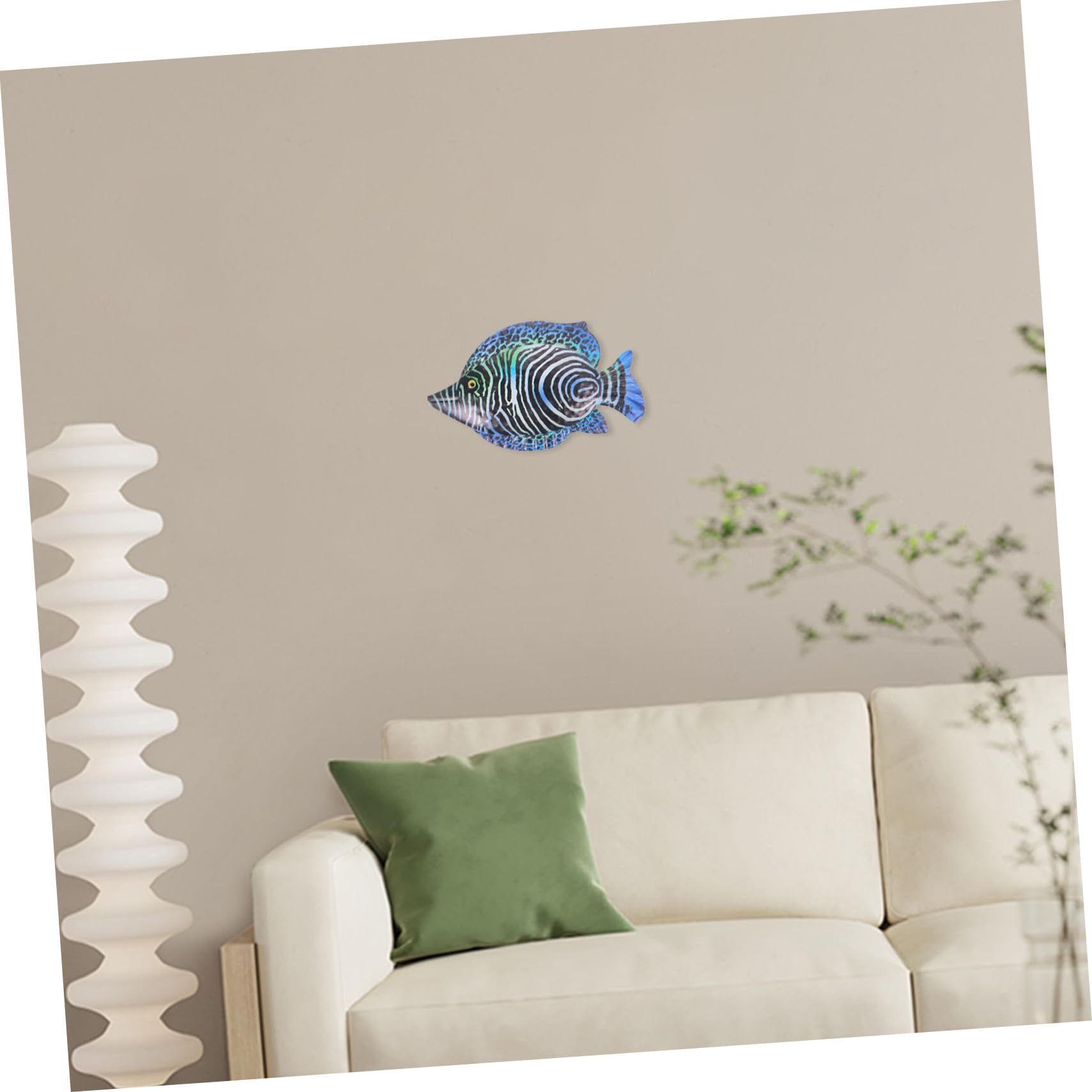 Hanging Metal Fish Figurine Sea Life Sculpture Decoraciones Decor Animal view 5