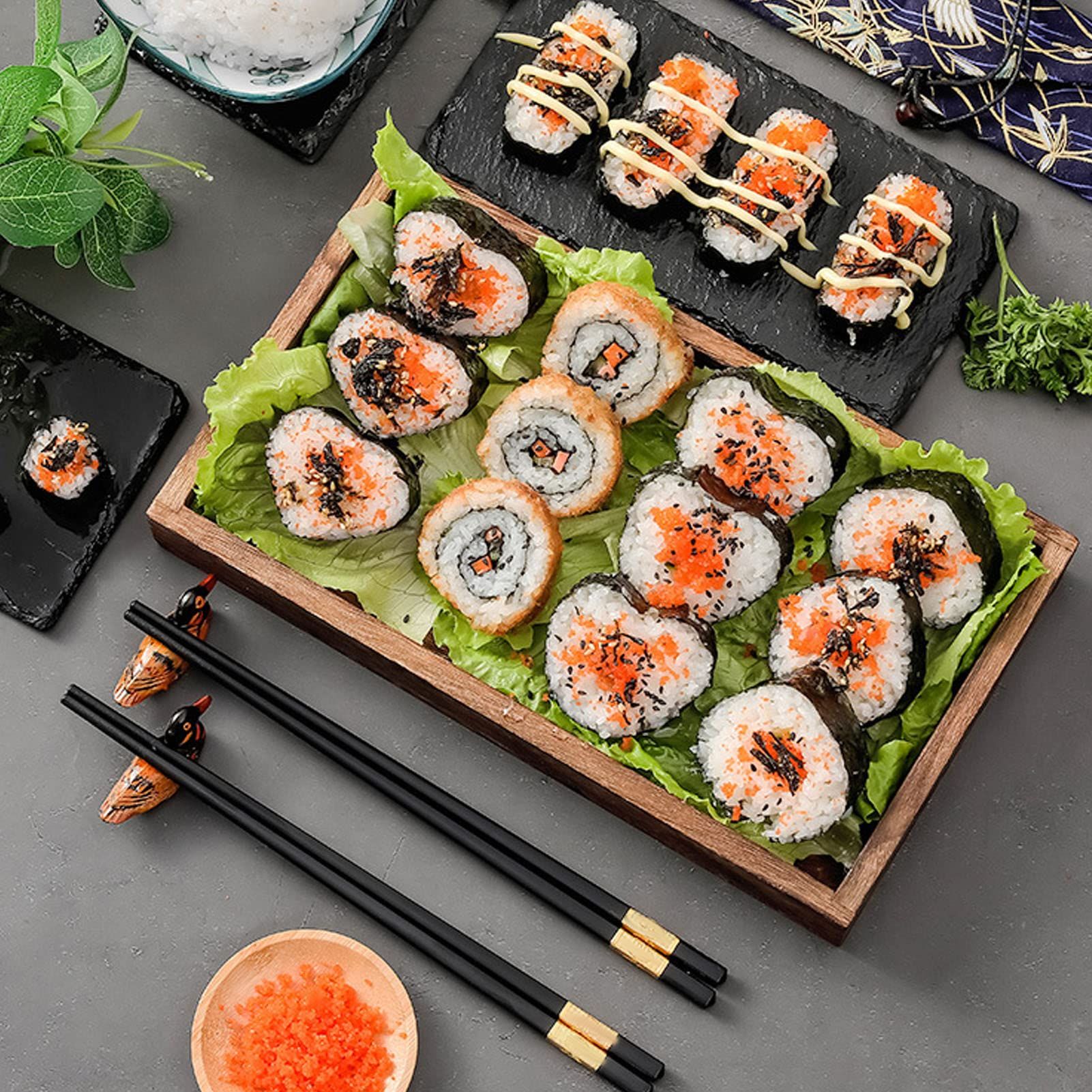 Sushi Making Kit, Sushi Kit with Sushi Mat,Sushi Roller, Sushi Maker, Bamboo view 3