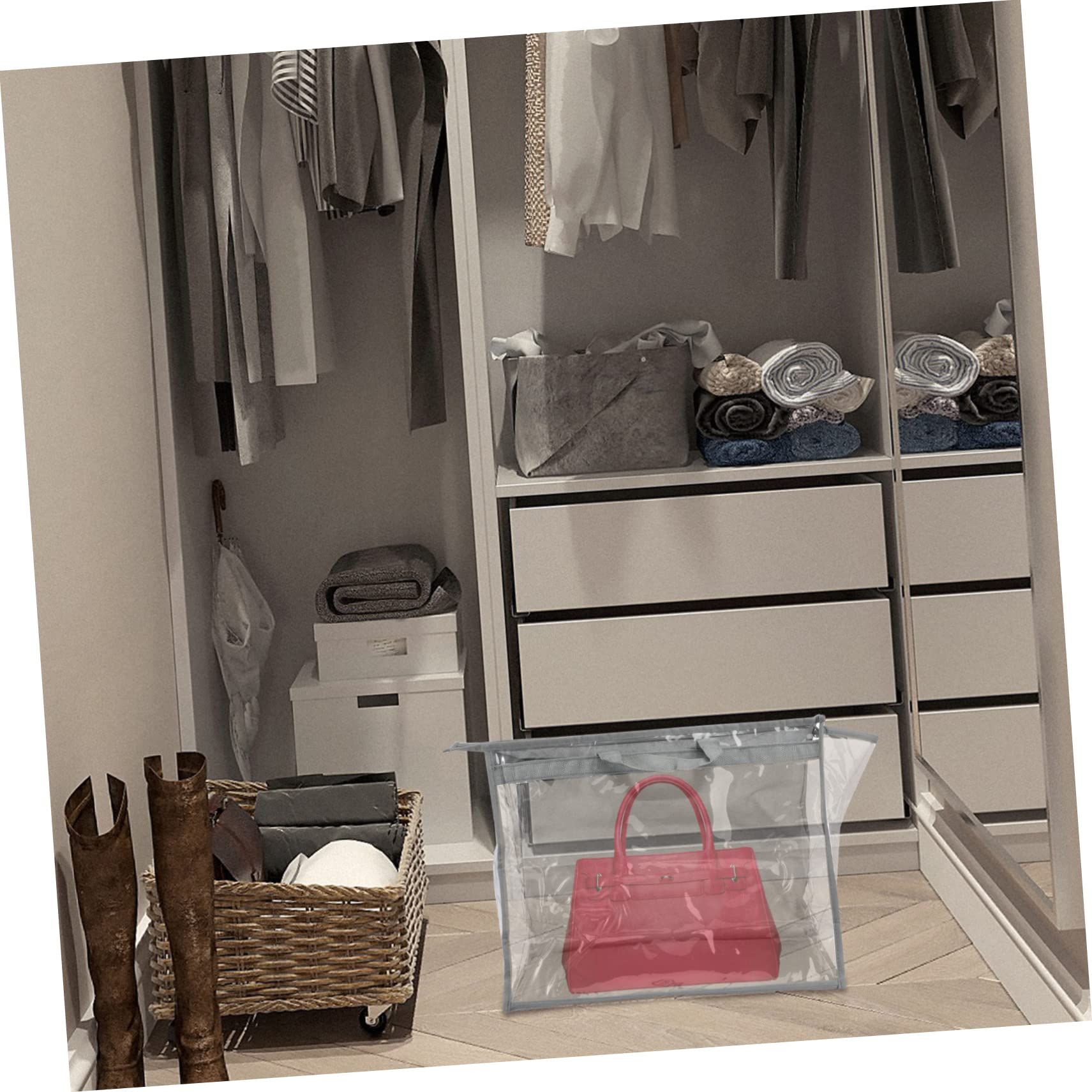 Bag Dust Bag Storage Pouch Transparent Bag Wardrobe Bag Hanging Pouch view 5
