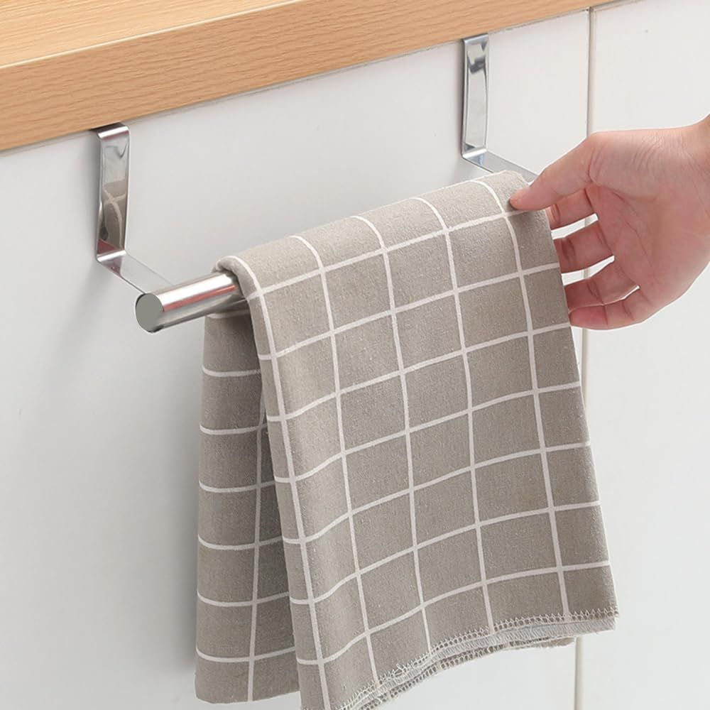 Stainless Steel Over Towel Rail Retractable Over Towel Rack Bar Bedroom Towel view 4