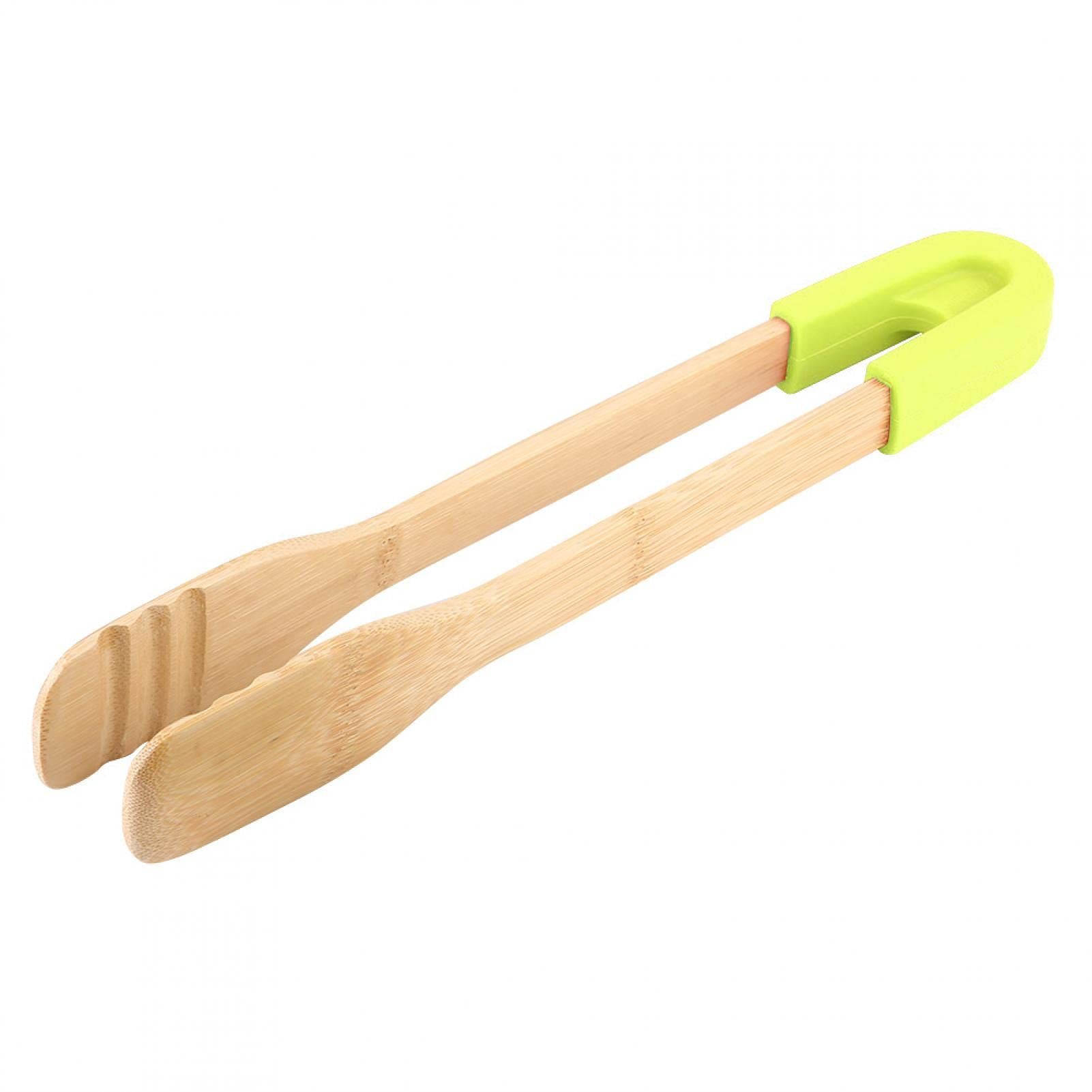 Reusable Kitchen Tongs,Barbecue Tongs, BBQ Clip Heat Resistant Wooden With view 3