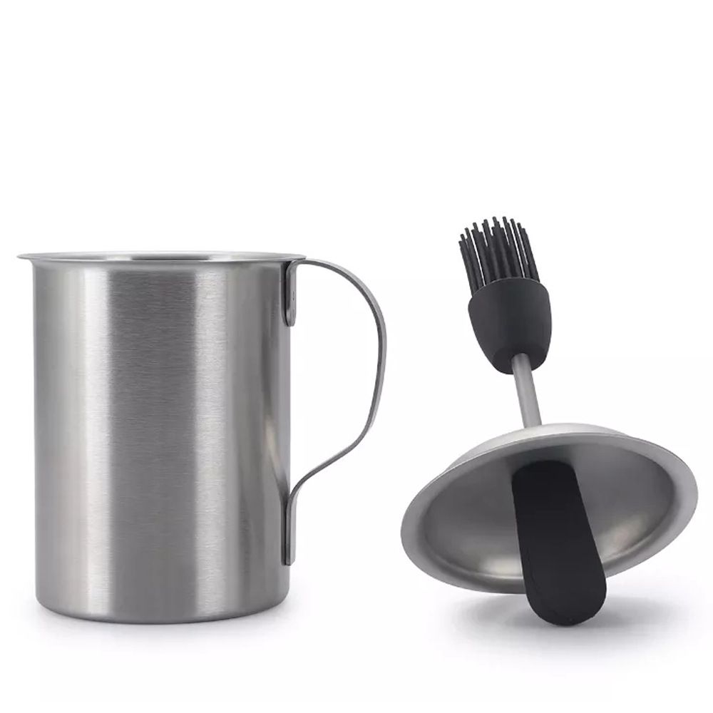 BBQ Basting Pot with 1 Basting Brush view 4