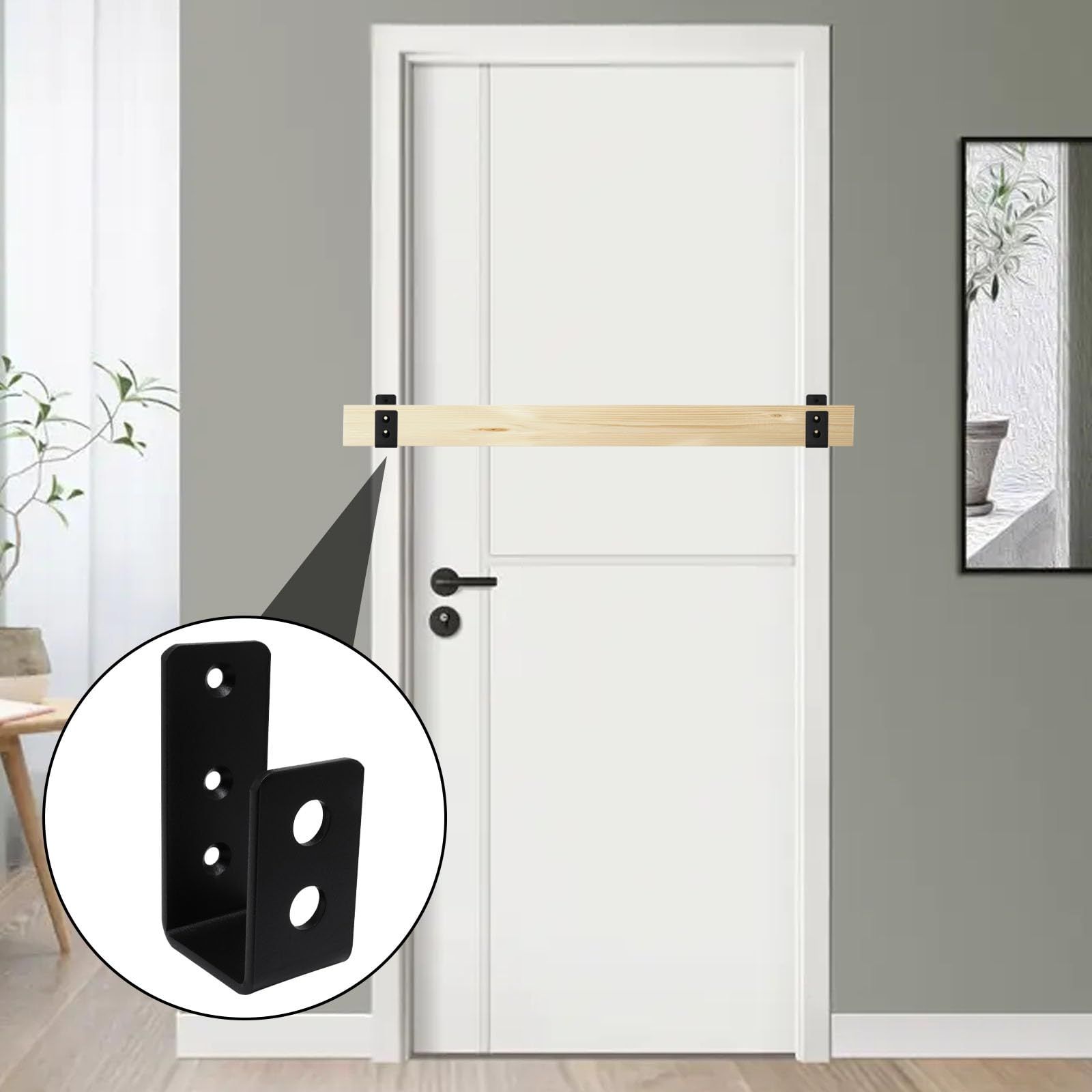 Heavy Duty Door Security Bar view 4