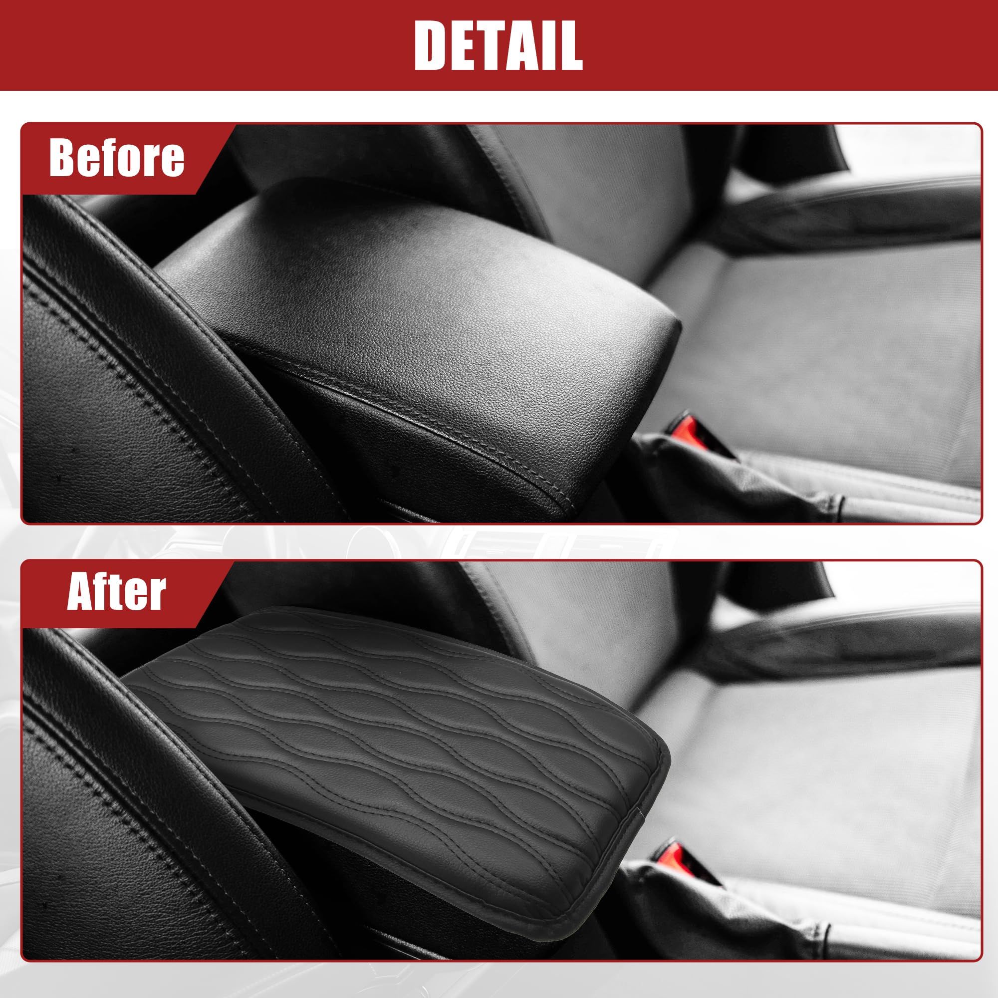 Auto Center Console Pad, Universal Waterproof Armrest Seat Box Cover, Car view 5