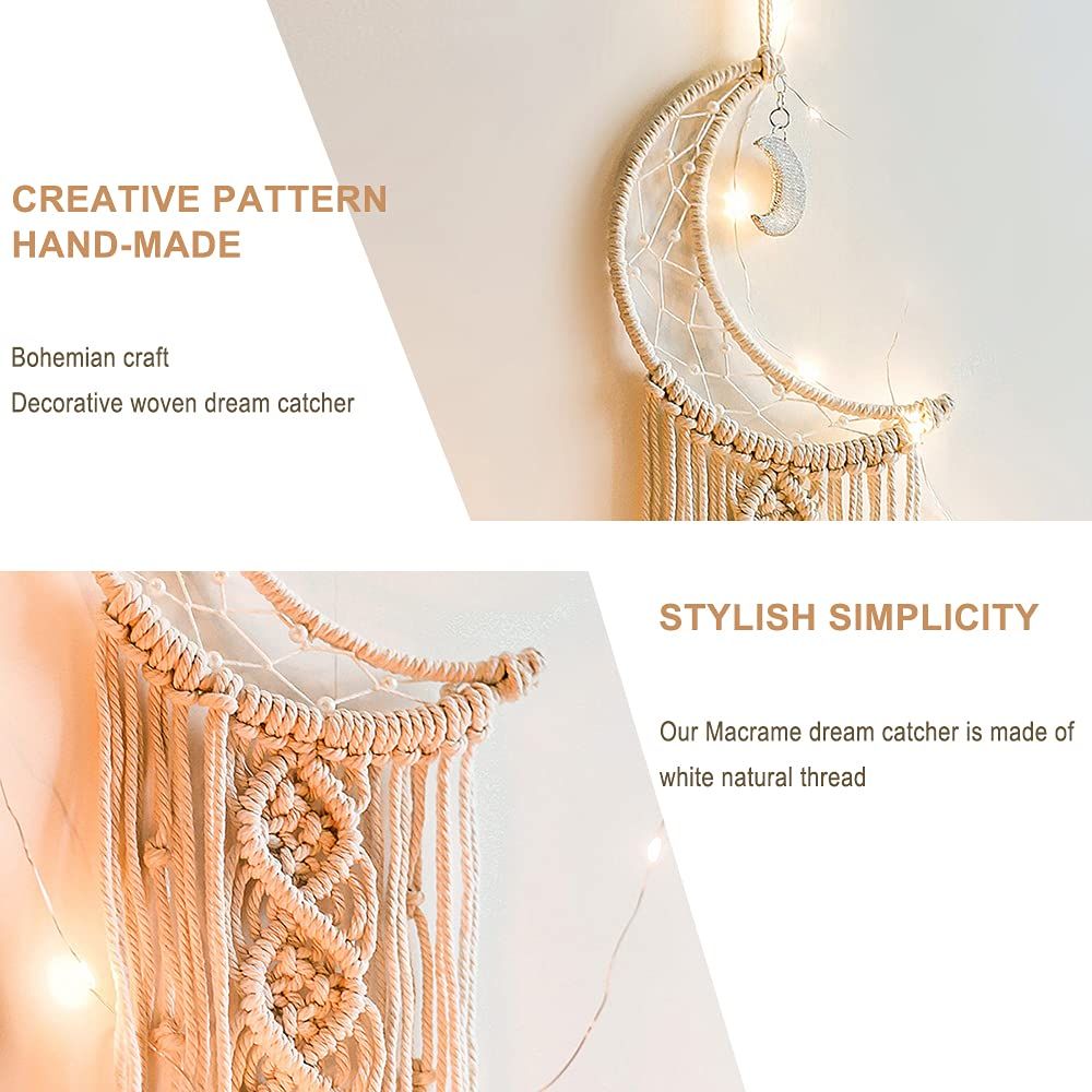 Woven Dreamcatcher with Light view 2