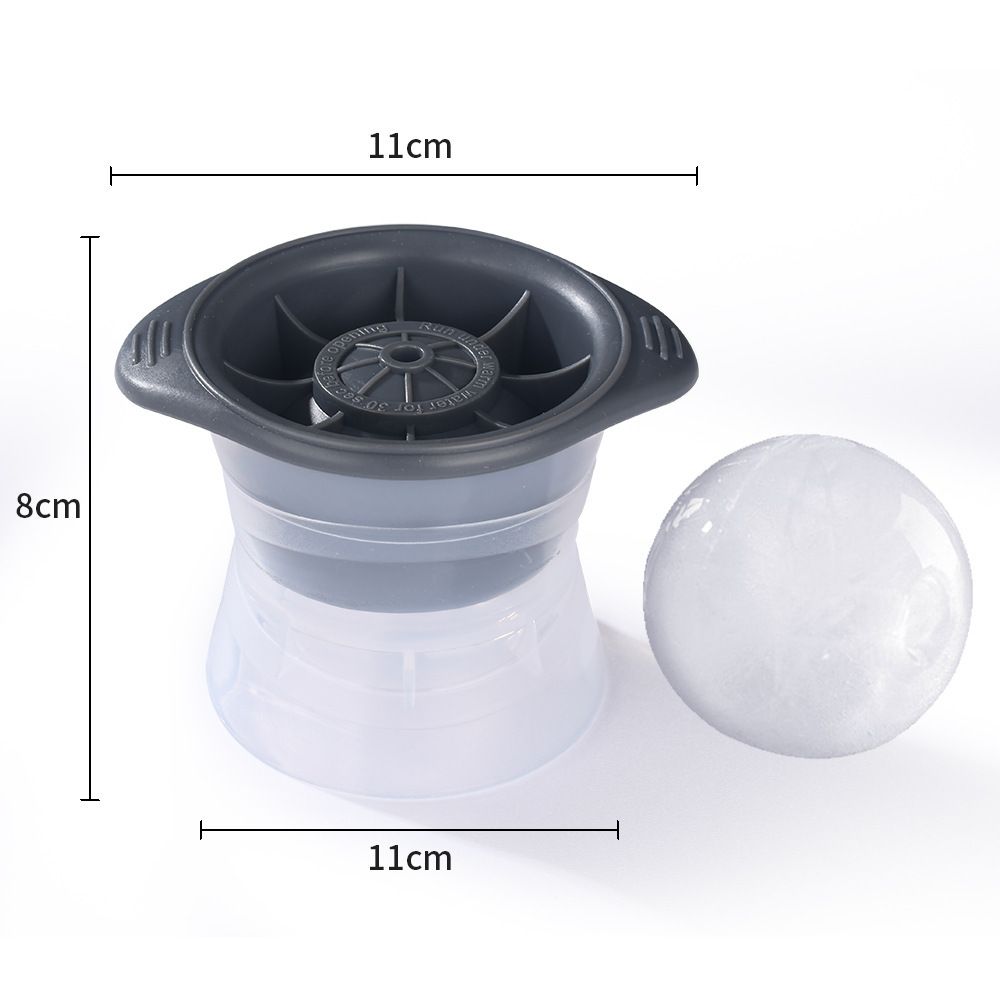 2PACK Giant Sphere Ice Cube Molds Tray view 4