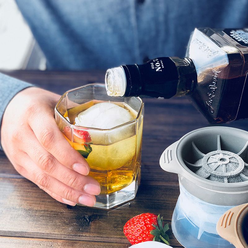 2PACK Giant Sphere Ice Cube Molds Tray view 5