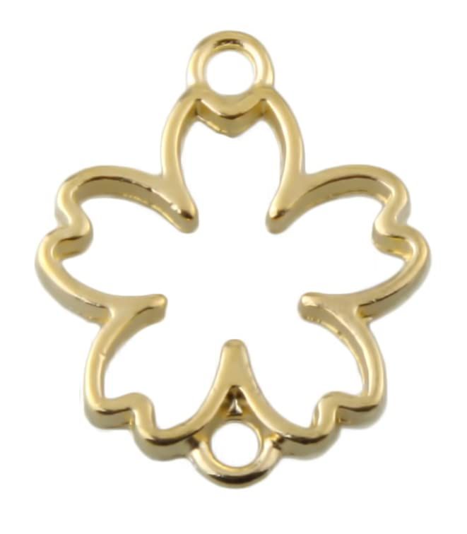 10 Pcs Stainless Steel Links Connectors Clover 4 Leaf Charms for Jewelry view 2