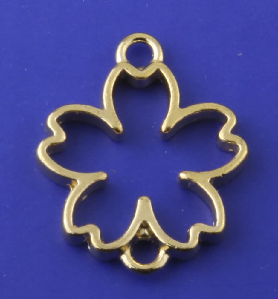 10 Pcs Stainless Steel Links Connectors Clover 4 Leaf Charms for Jewelry view 4