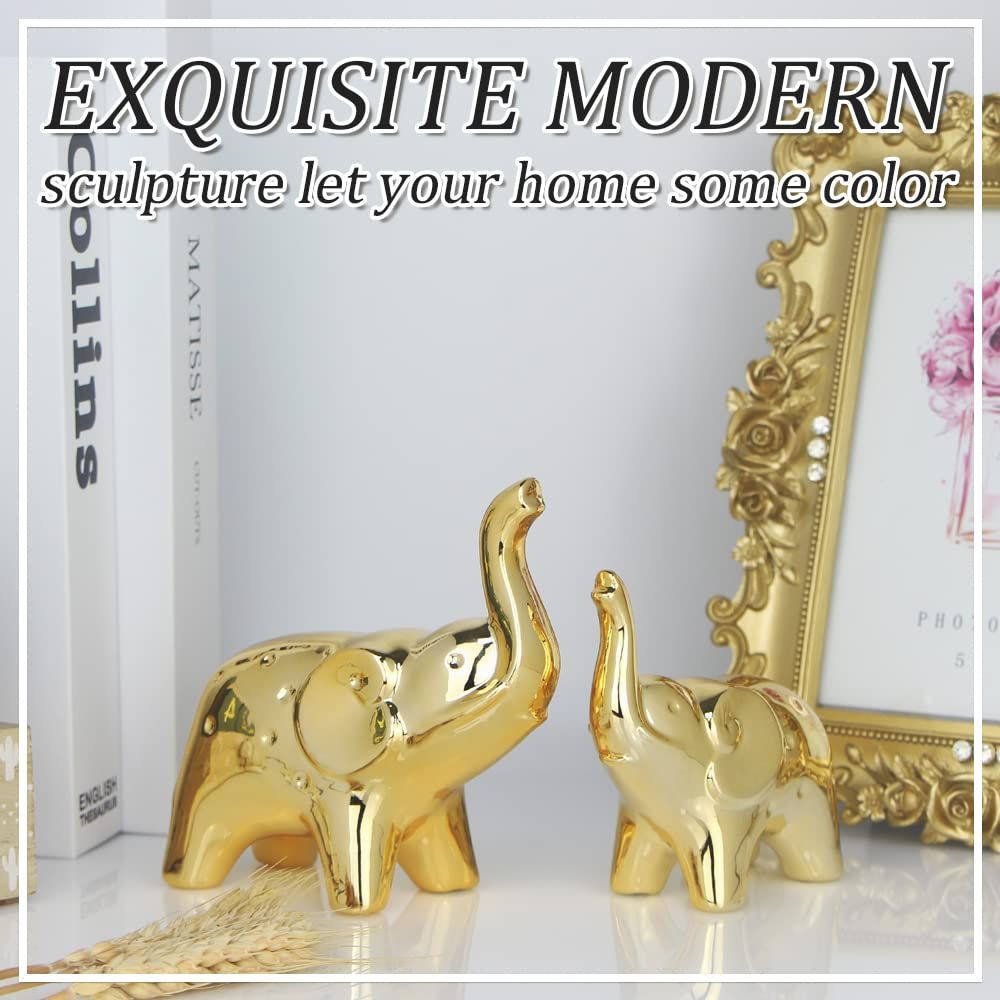 A Pair Elephant Statue Home Decor view 3