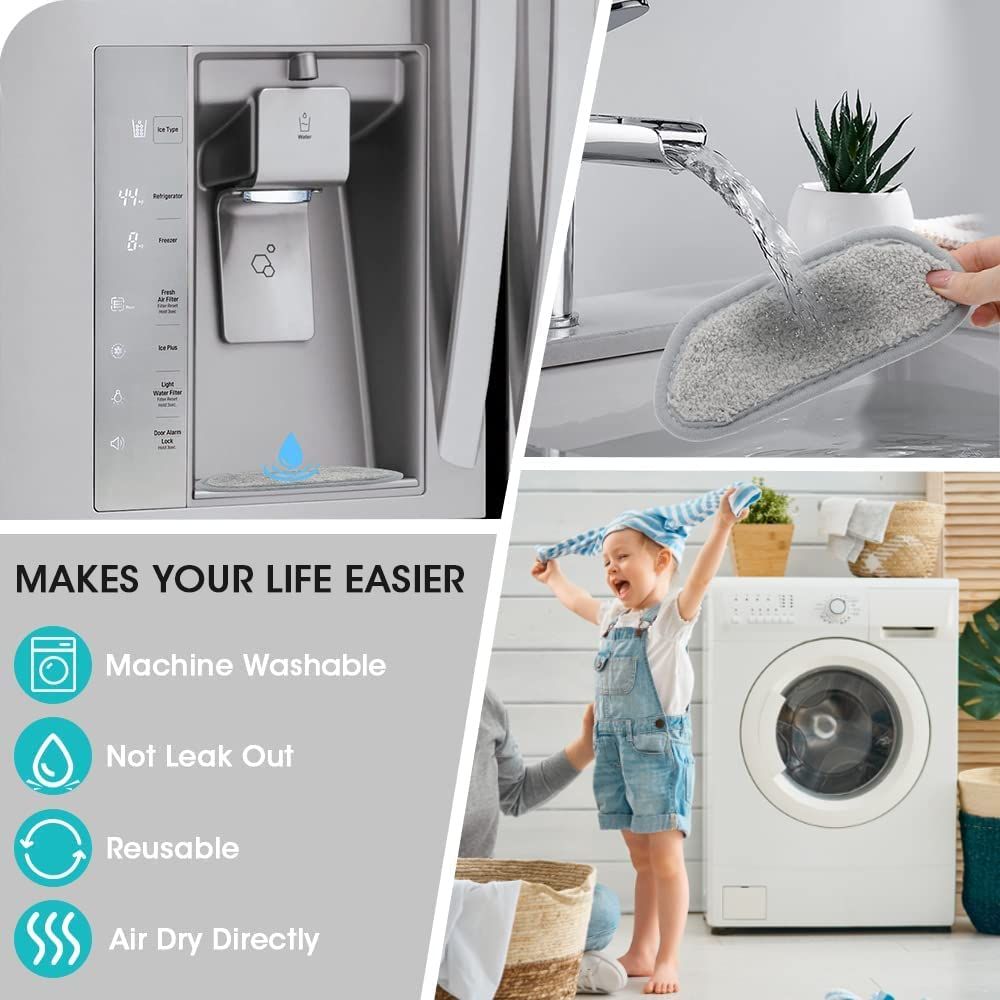 4Pcs Refrigerator Water Drip Tray Catcher view 5