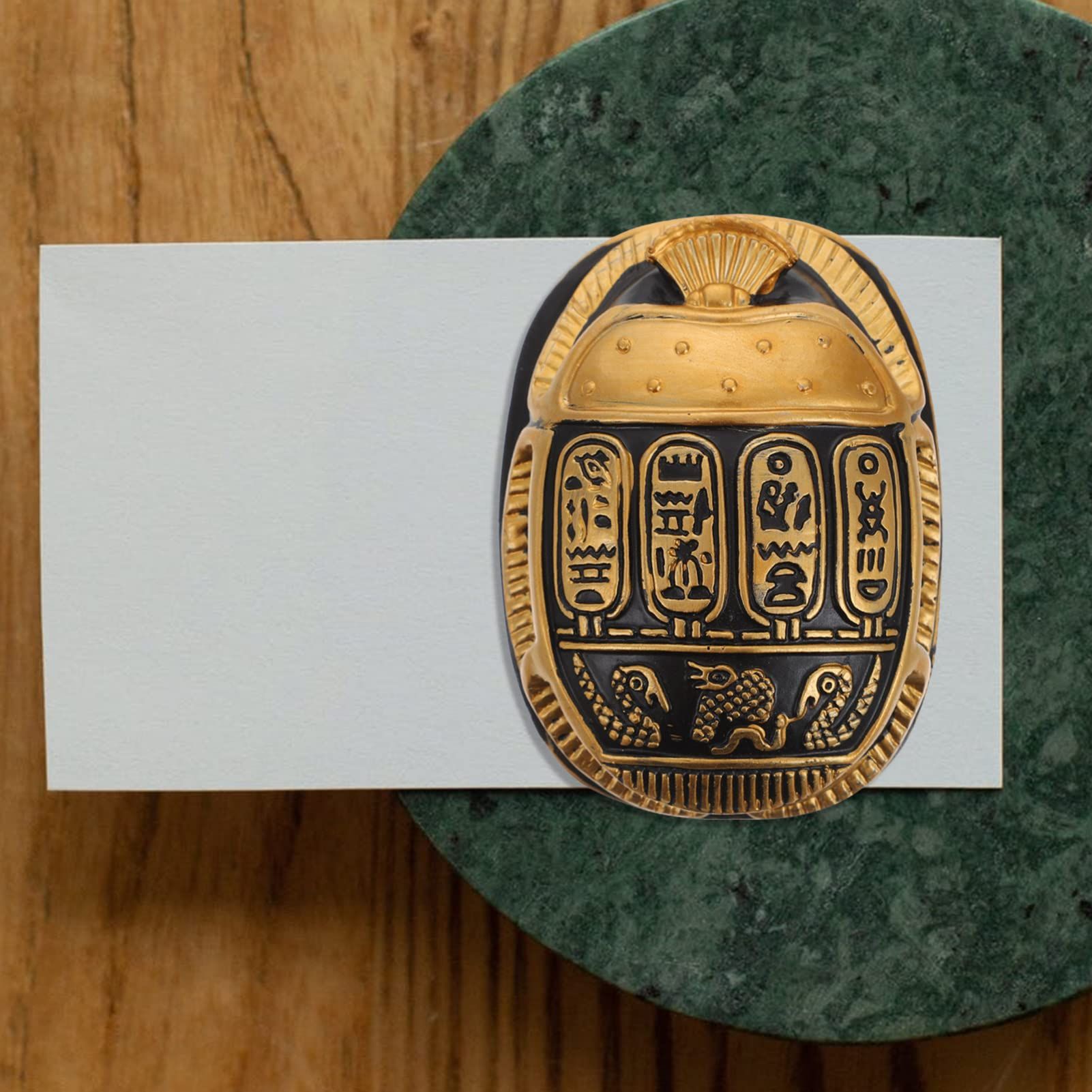 tian Scarab Beetle Ancient Egypt Scarab Figurine Desktop Ornament Collectible view 3
