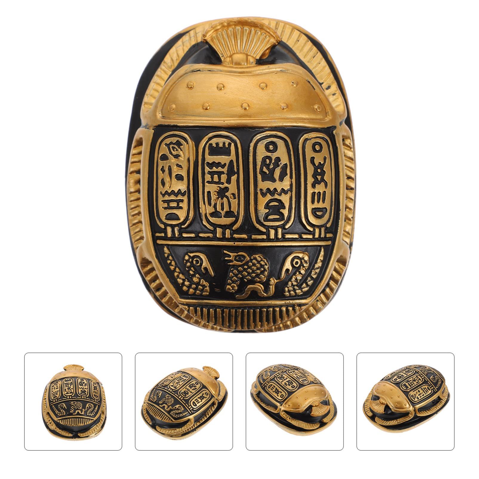 tian Scarab Beetle Ancient Egypt Scarab Figurine Desktop Ornament Collectible view 5
