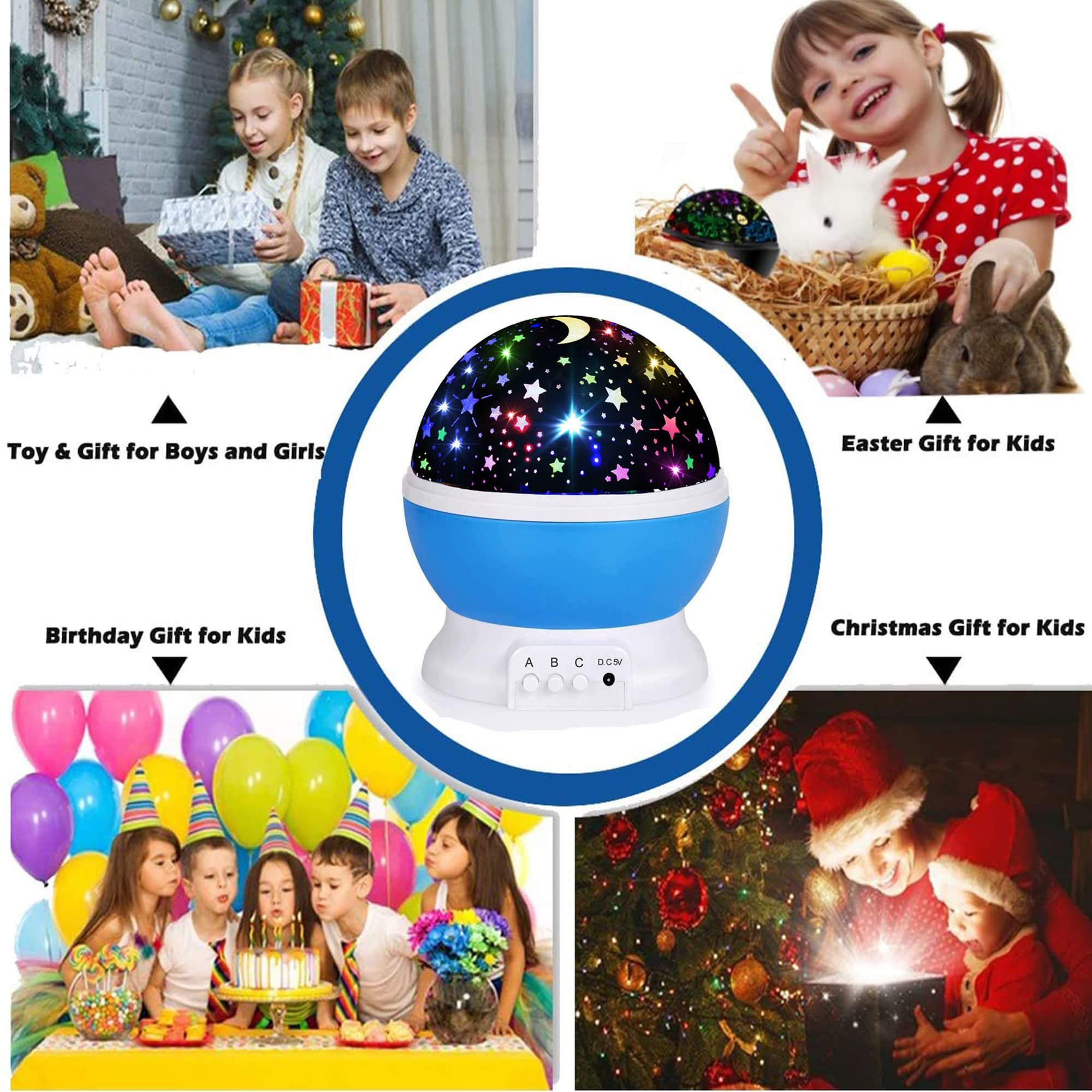 Night Lights for Kids,Star Night Light Projector for Kids Room,Glow in The view 3