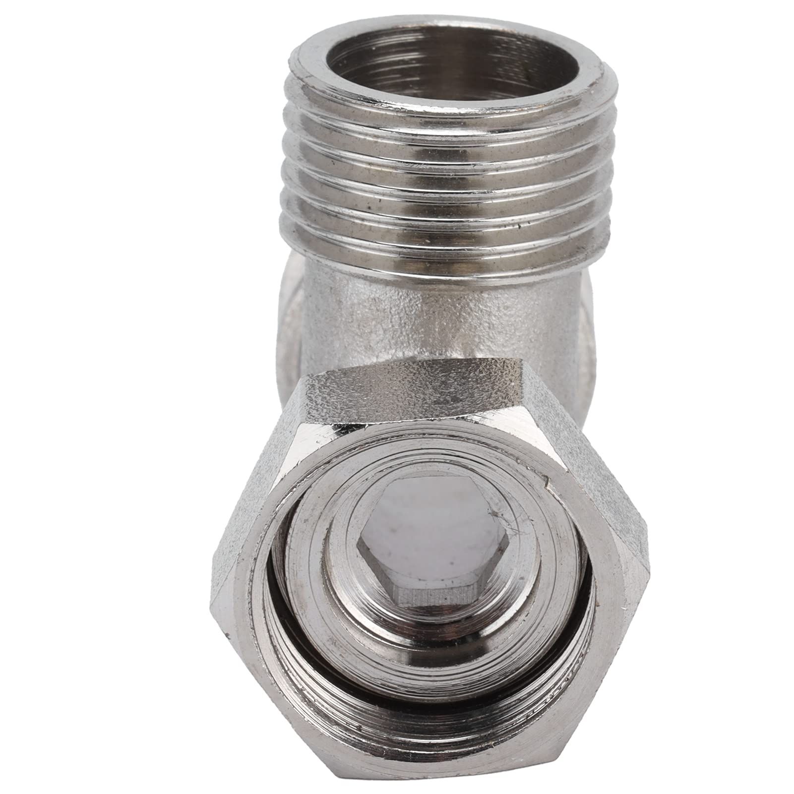 7/8 Brass T Adapter Shower Head 3 Way Tee Connector Valve for Toilet Shower view 5