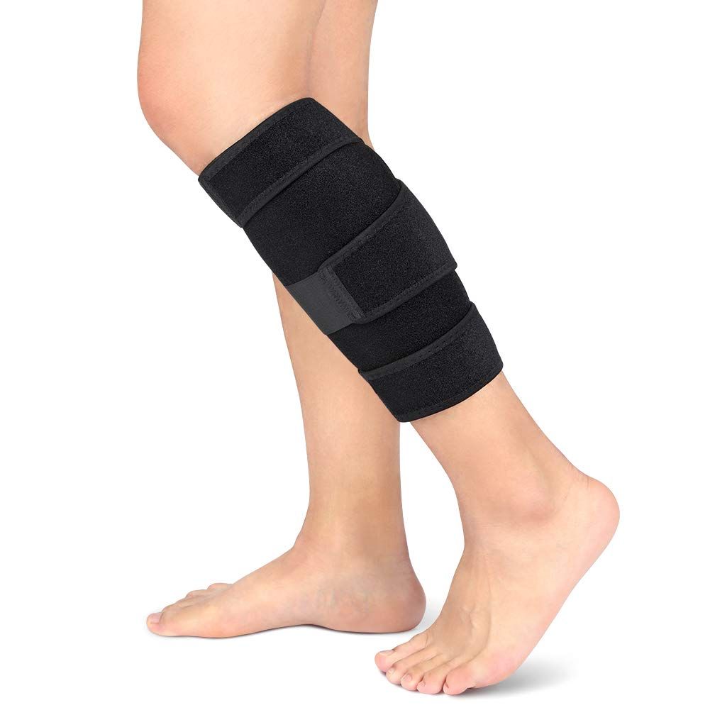 Thigh Brace - Hamstring Quad Wrap - Adjustable Compression Sleeve Support for