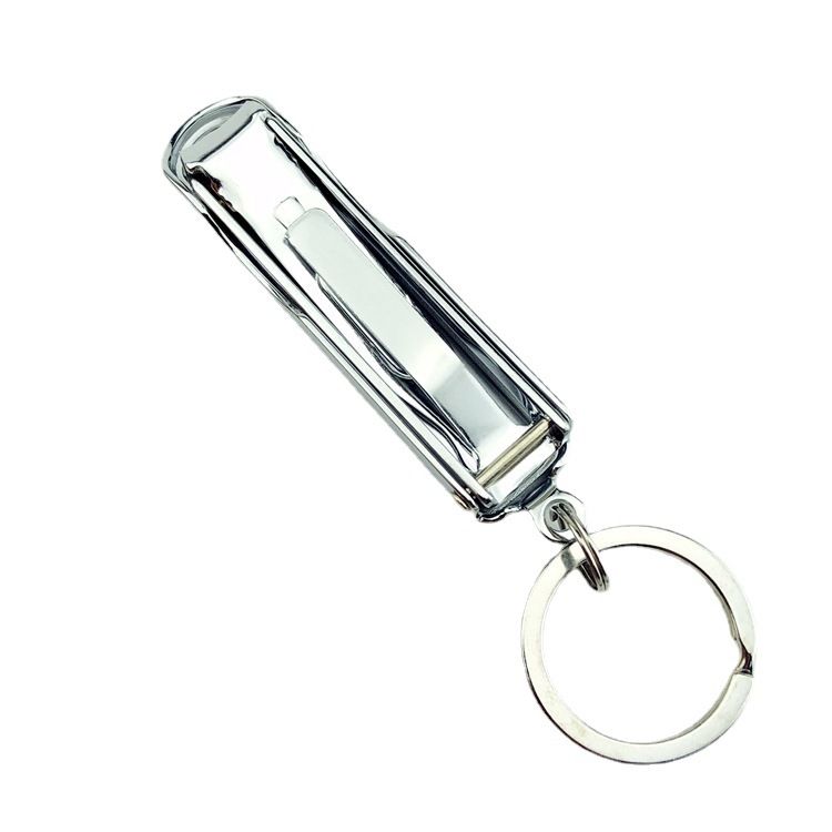 1 Nail Cutter Bottle Opener Stainless Foldable for Key Nail Cutter Pocket Tool