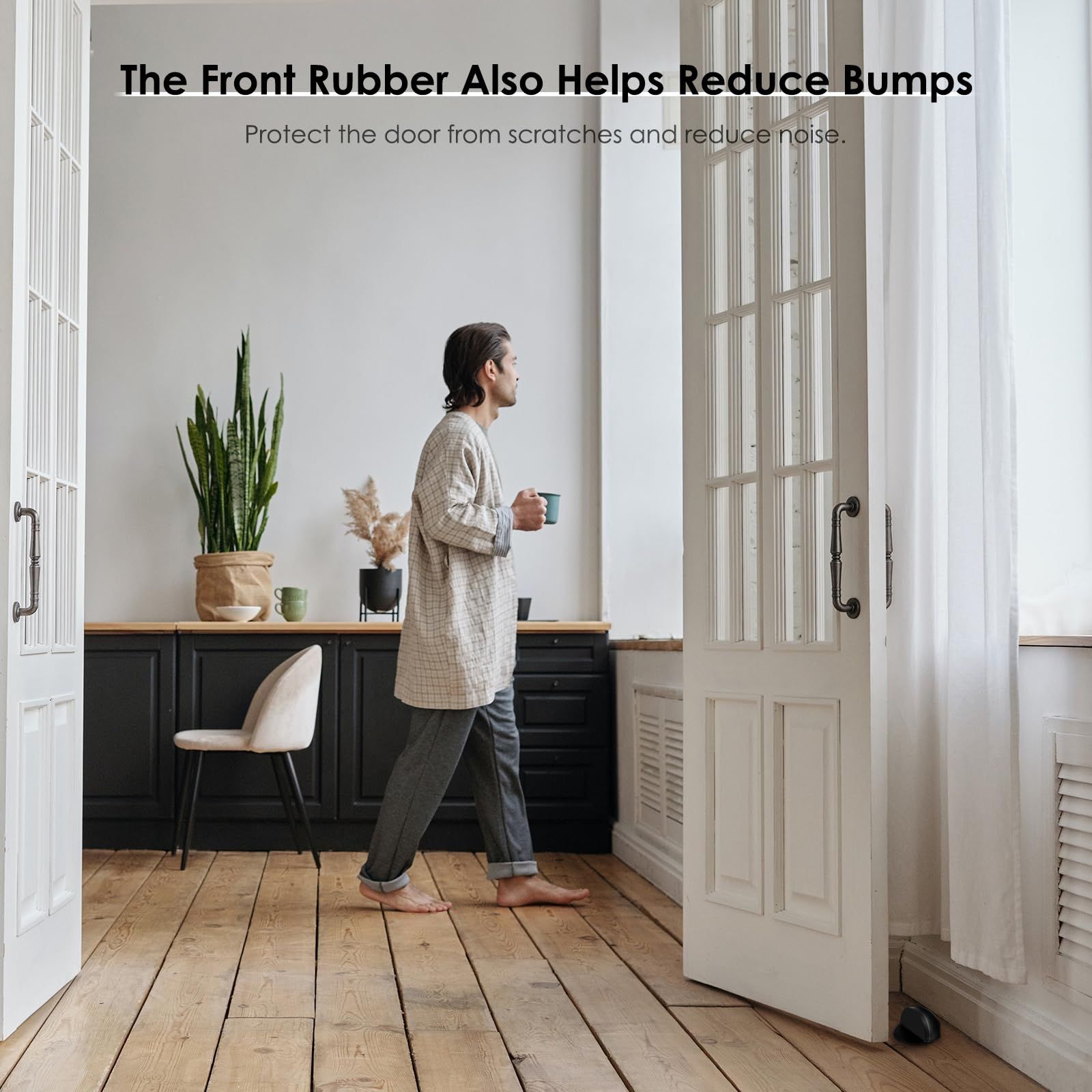 Self adhesive floor door stopper view 5