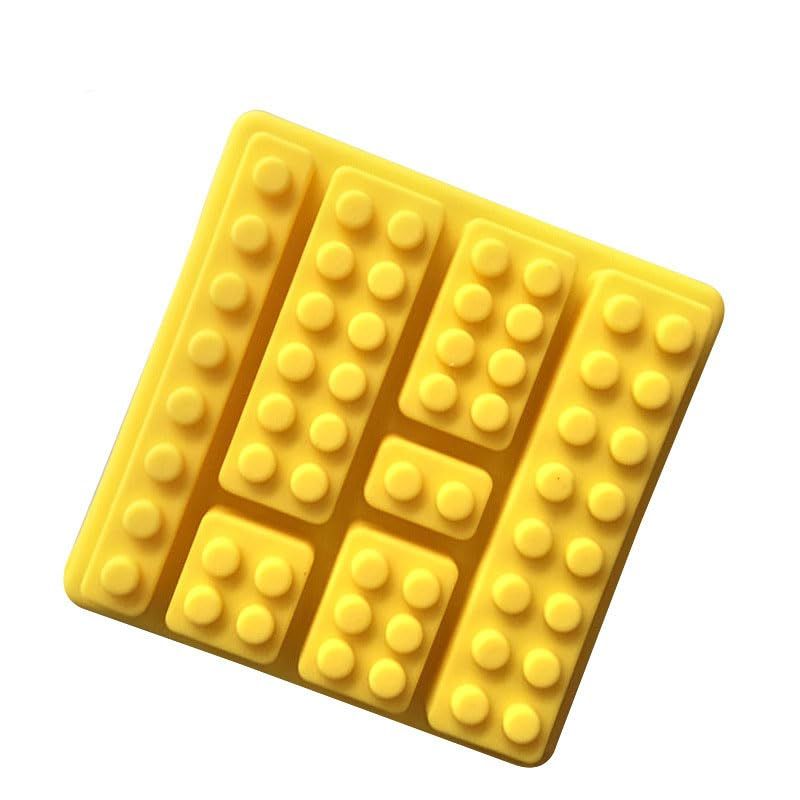 Multi size ice cube candy mold with building blocks view 4