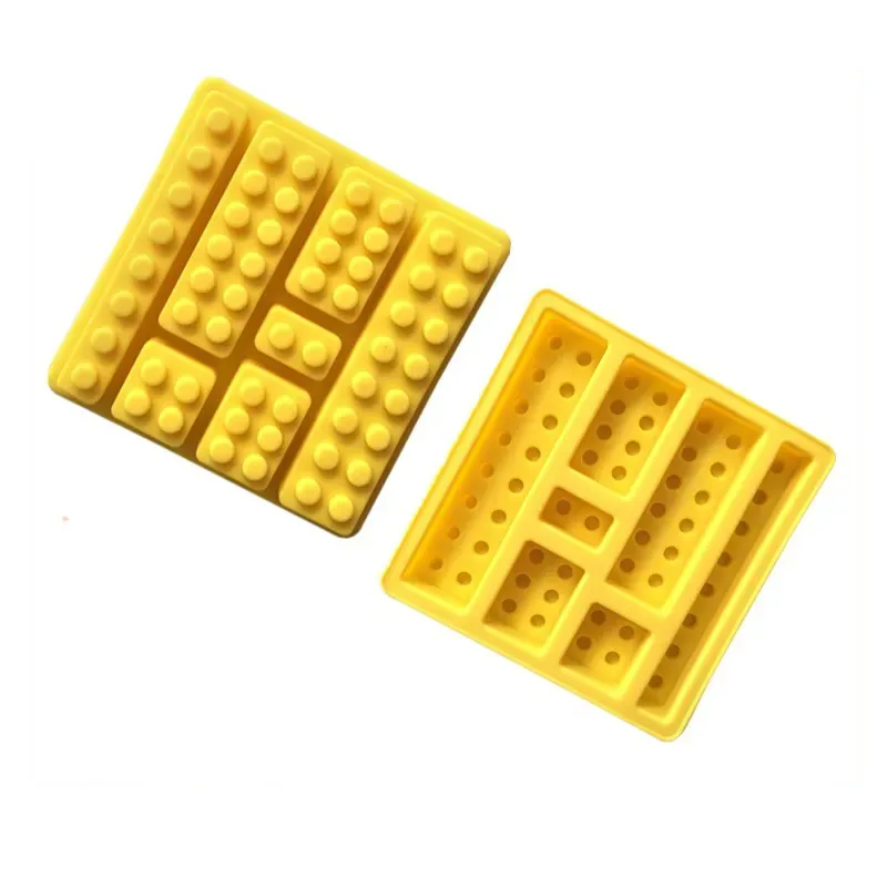 Multi size ice cube candy mold with building blocks view 5