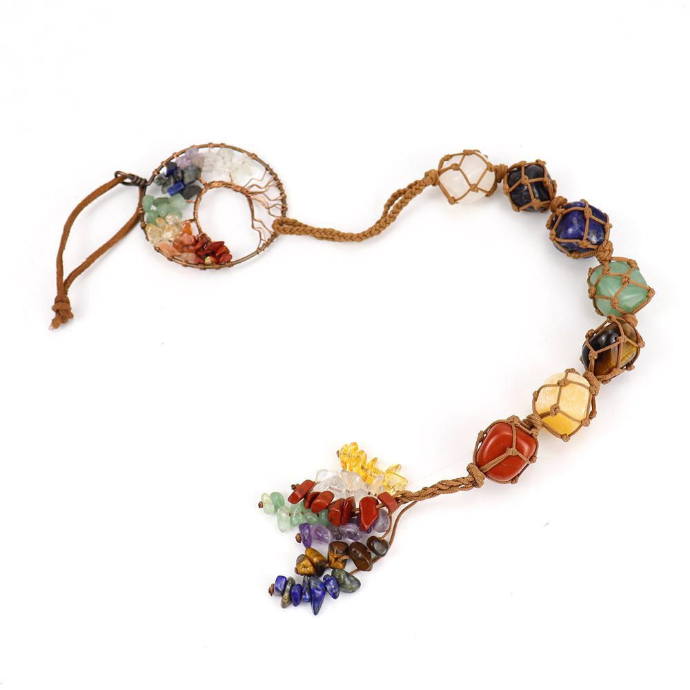 Tree of Life Chakra Stone Healing Crystal Feng Shui Wall Decoration Meditation