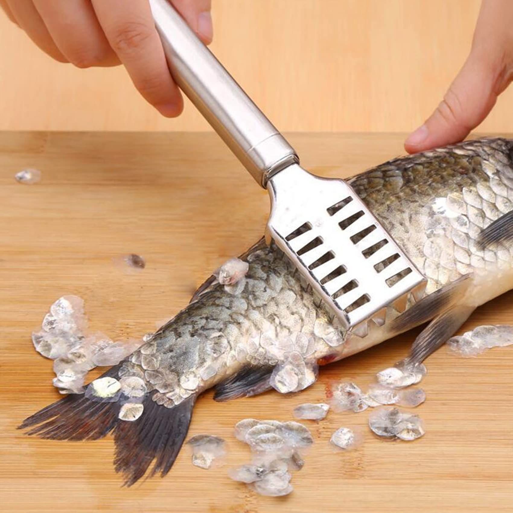 Fish scale remover fish scale brush view 2