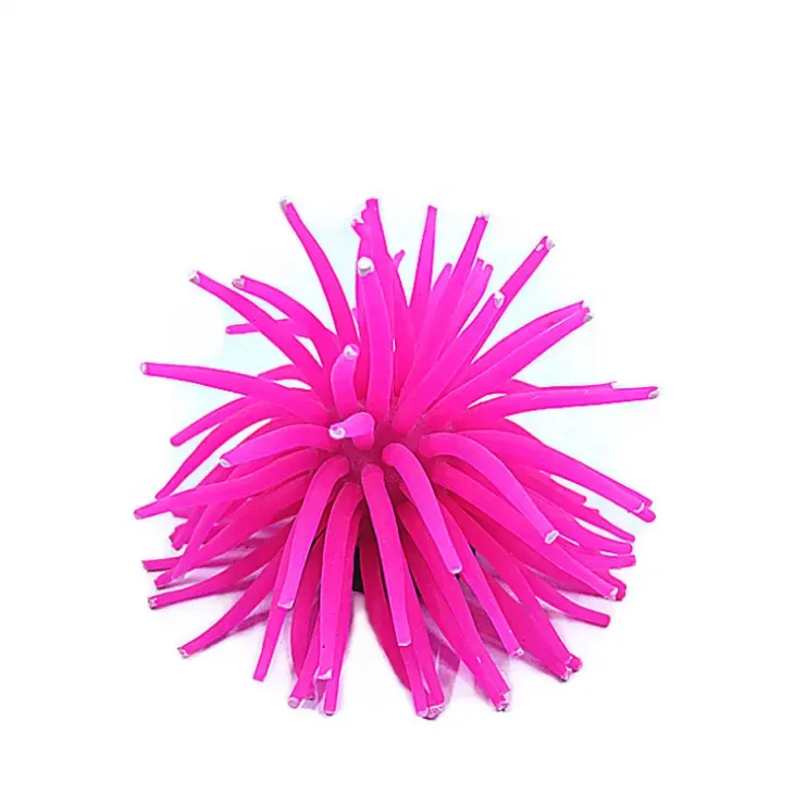 2PCS Simulated sea urchin fish tank decoration aquarium ornaments landscape view 3