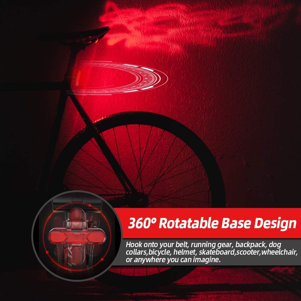 Rear Bike Tail Light 2 Pack view 2