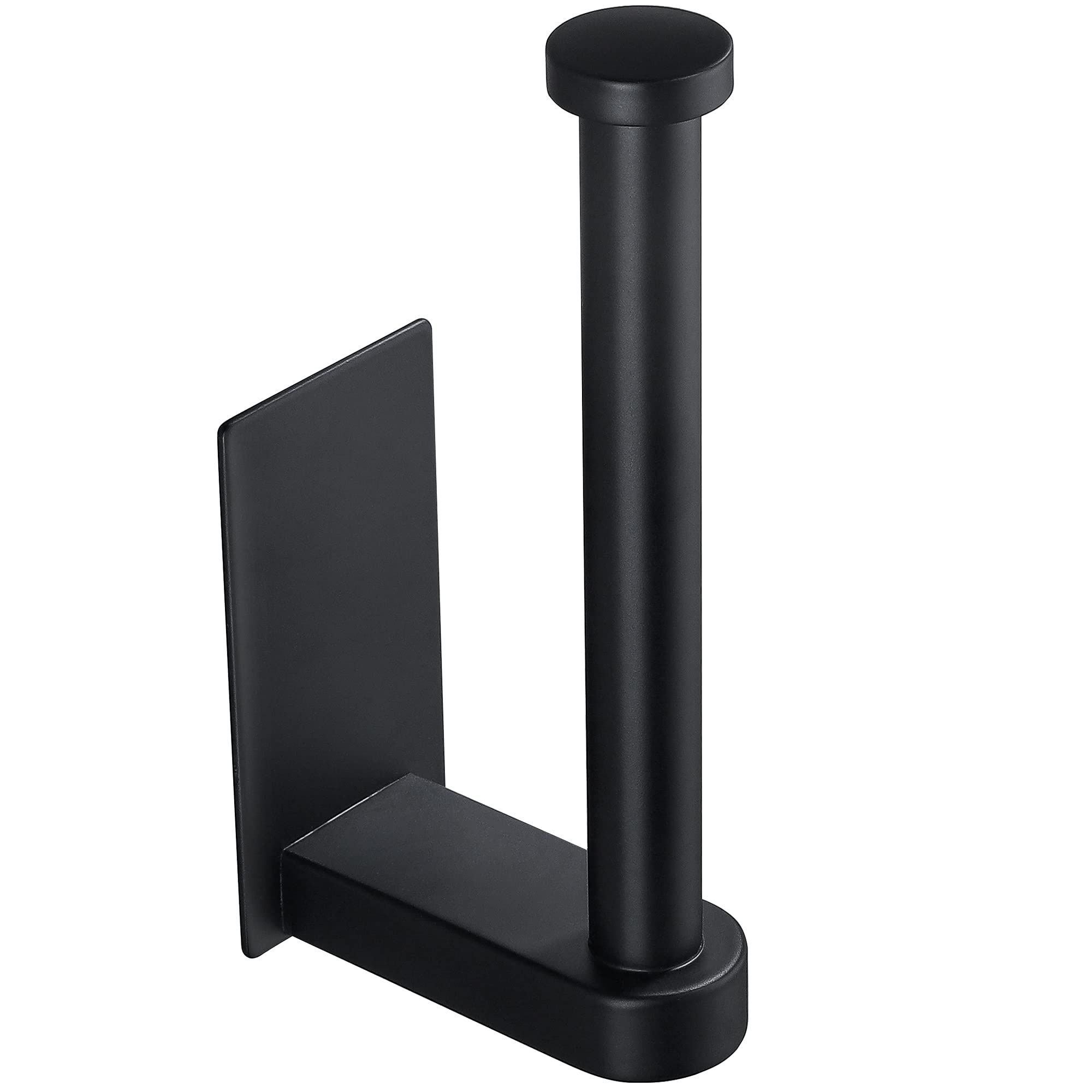 Toilet Paper Holder Self Adhesive - Black Toilet Roll Holder Adhesive Toilet