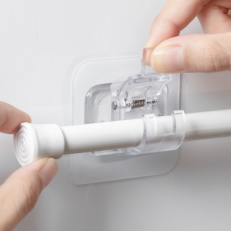 Non drilling curtain rod bracket Non drilling self-adhesive curtain rod view 3