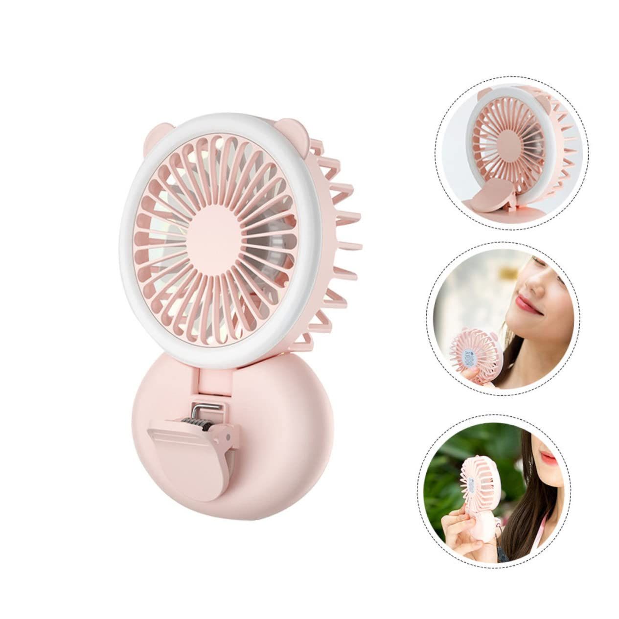 Filling lamp fan, mini clip on fan, mini summer fan, USB personal fan, USB view 4