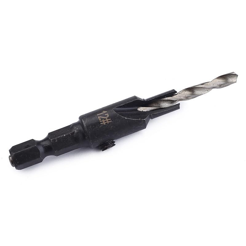 5pcs Wood Countersink Drill Bit Set Hex Shank Quick Change Counter Sinker Pre view 3