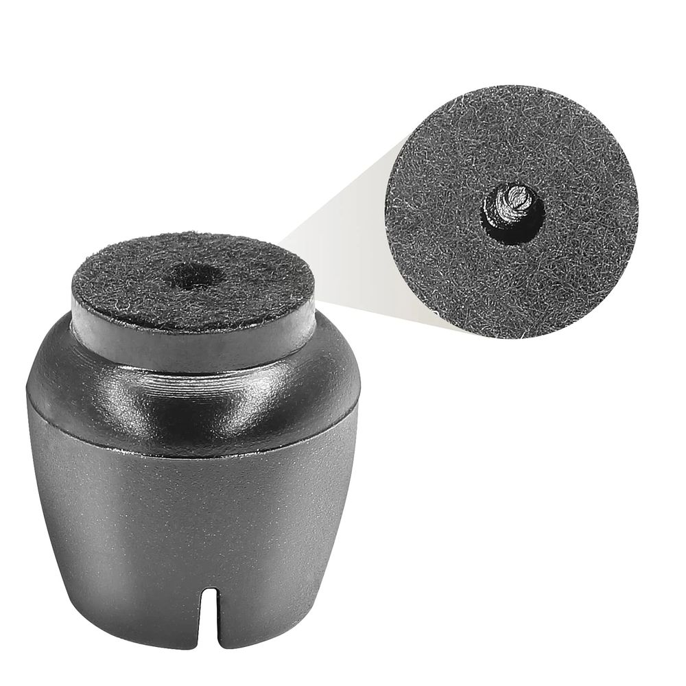 4 pieces of silicone black chair leg caps (3.7cm-4.2cm) silicone chair leg