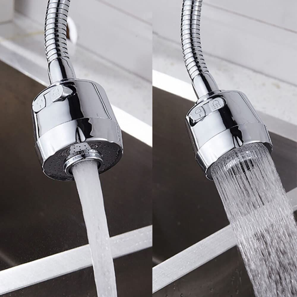 Kitchen Faucet Extender, Movable 360° Rotatable Water Saving Faucet Aerator, 2 view 5