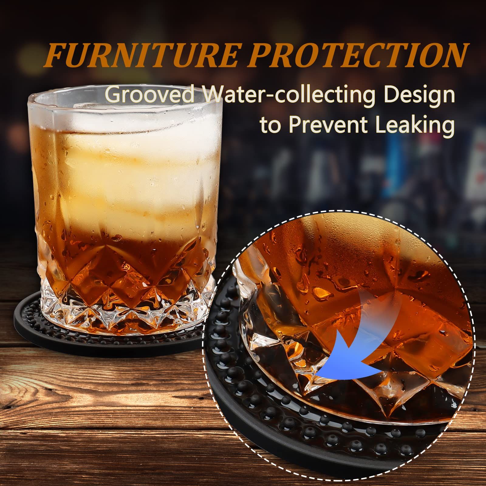 4 PCS Coasters for Drinks view 2