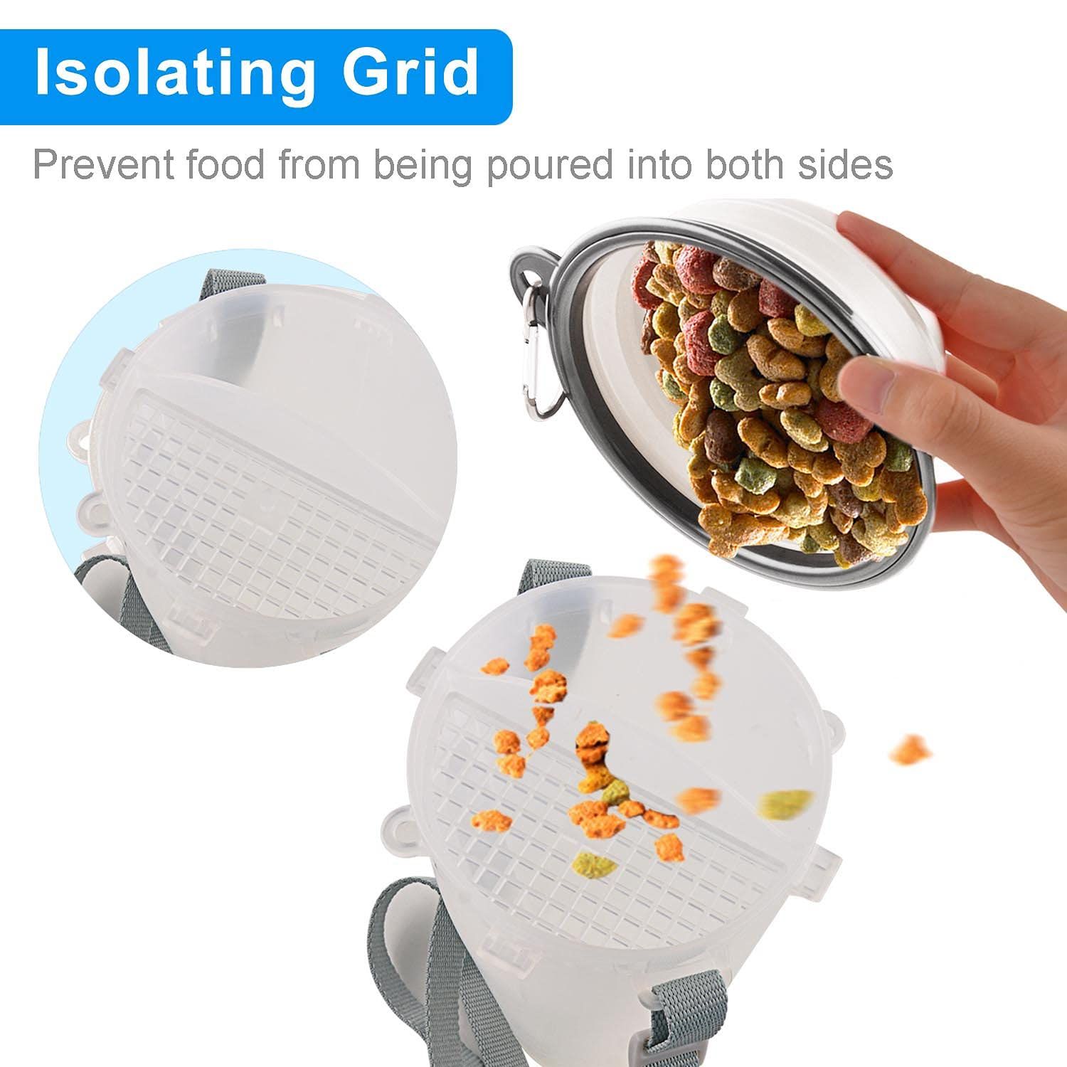 Dog Travel Water Bottle Collapsible Bowls view 4