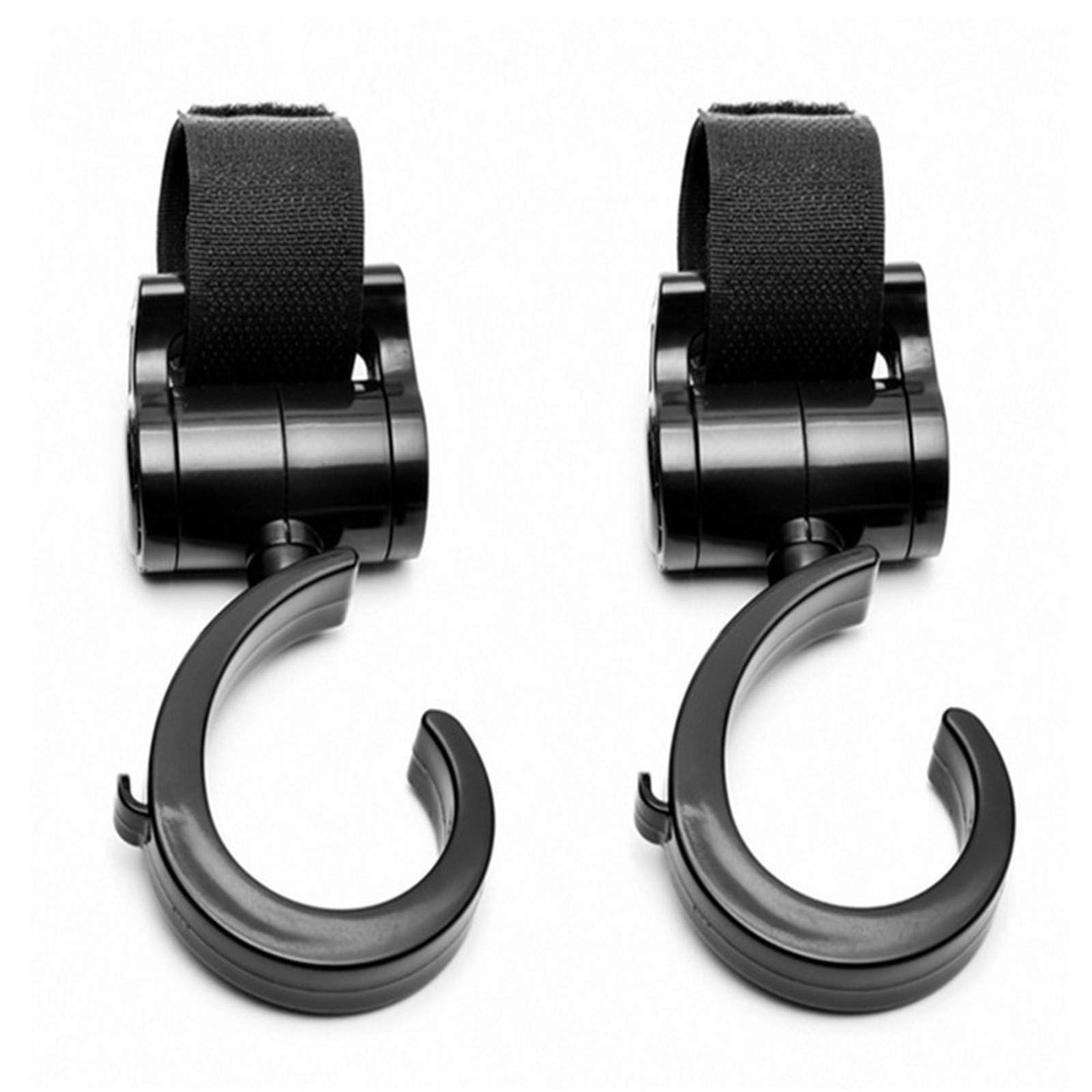 2 PCS Stroller Hooks for Hanging Diaper Bags Baby Stuff Organizer Groceries