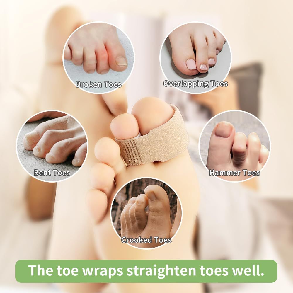 4 PCS Fabric Hammer Toe Wraps view 5