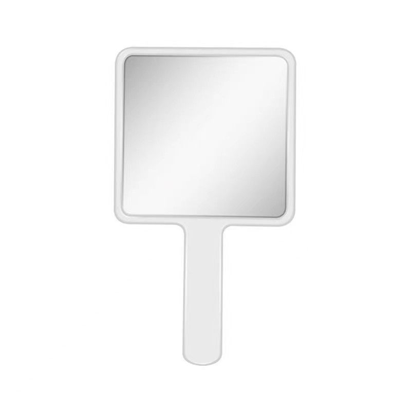 2PCS Rectangle Handheld Mirror Hand Mirror Travel Handheld Mirror Cosmetic view 5