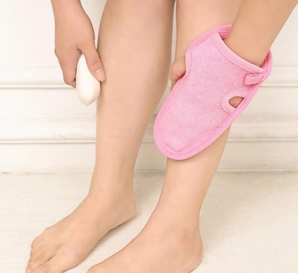 3PCS Bathing Mittens Shower Soft Skin Care Face Body Wash Massage Spa Mitt for