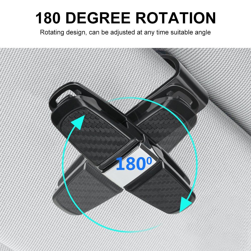 2 PCS Glasses Holder for Car Sun Visor view 2