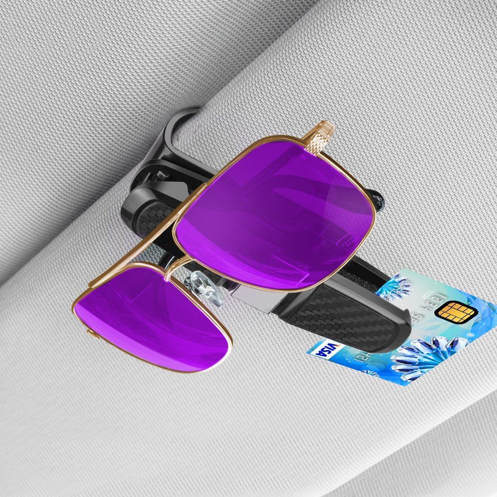 2 PCS Glasses Holder for Car Sun Visor view 4