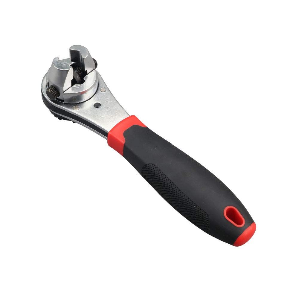 Adjustable Ratchet Wrench Universal Adjustable Socket Wrench for 6-22mm Screw